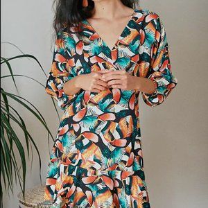 Farm Rio Toucanes mini dress Anthropologie